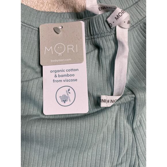 Baby Mori Mint Green Ribbed Short Pant 18-24M - Picture 4 of 6